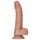 RealRock - Suction Cup Dildo with Balls - 15.5cm (Dark Natural)