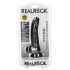 RealRock - Suction Cup Realistic Dildo - 6" (Black)