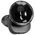 RealRock - Suction Cup Realistic Dildo - 6" (Black)