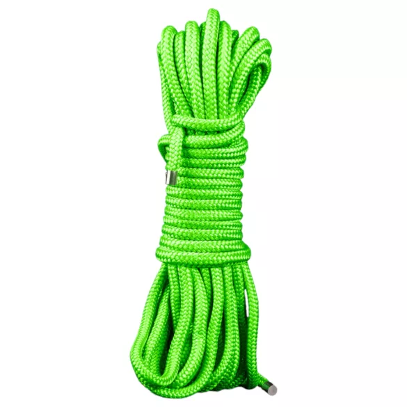 Ouch! - glow-in-the-dark bondage rope (5 m, green)