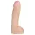 Doc Johnson Vac-U-Lock Hung 12" - lifelike dildo with balls (flesh‑coloured)