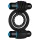 Doc Johnson Optimale - vibrating double penis ring (black)