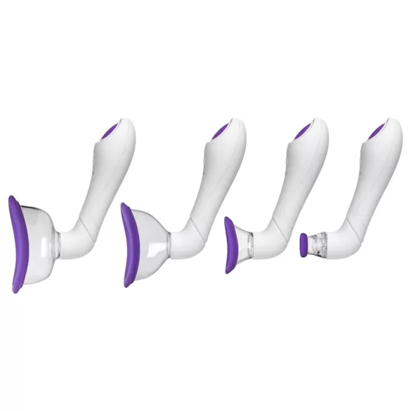 Doc Johnson Intimate - Vibrating Suction Pump Set (Purple)