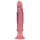 Crystal Jellies - Suction Cup Anal Dildo (Pink)