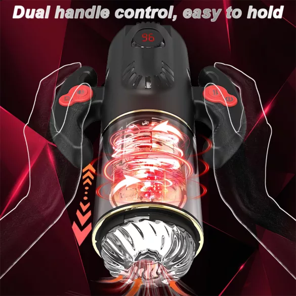 AlvUp - Turbo Rotating Stroker (Black)