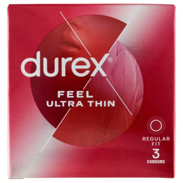 Durex Feel Ultra Thin - Ultra Realistic Condoms (3-pack)