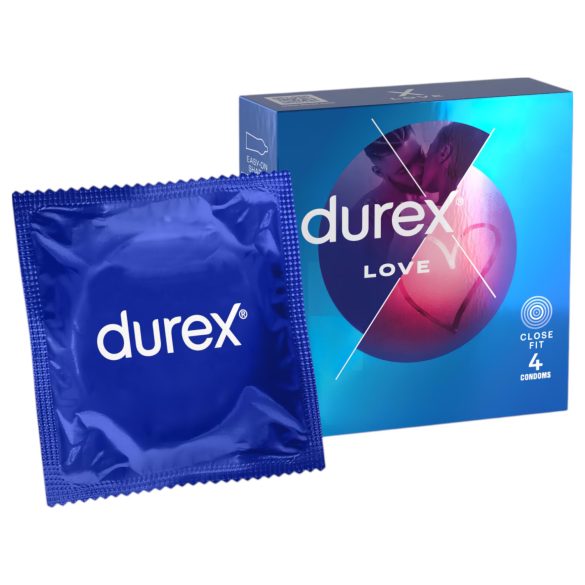 Durex Love - Snug Fit Condoms (4 Pack)