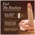 Blush Renaissance - realistic dildo with sliding foreskin (natural)