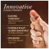 Blush Renaissance - realistic dildo with sliding foreskin (natural)