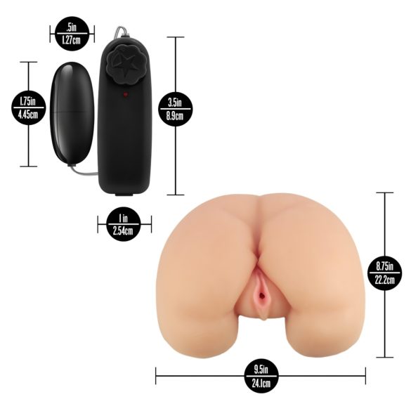 Enlust Talia - vibrating realistic butt with AI images (natural)