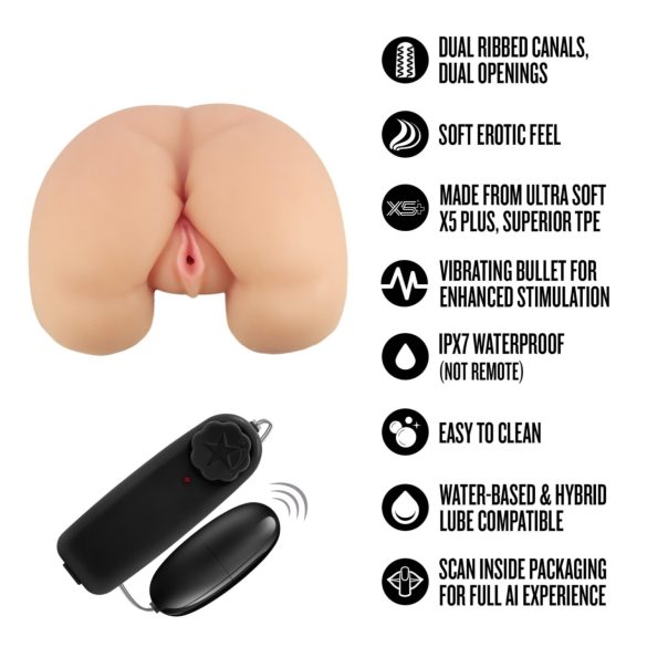 Enlust Talia - vibrating realistic butt with AI images (natural)