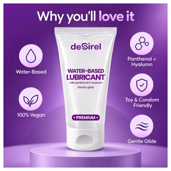 Desirel cleanser and lubricant (2 × 50 ml)