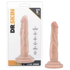   Dr. Skin 5 - lifelike dildo with suction cup (natural, 14.5 cm)
