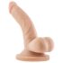 Dr. Skin 4 - Realistic Suction Cup Dildo with Balls - Natural (12cm)
