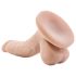 Dr. Skin 4 - Realistic Suction Cup Dildo with Balls - Natural (12cm)