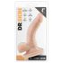 Dr. Skin 4 - Realistic Suction Cup Dildo with Balls - Natural (12cm)