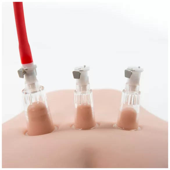 Blush Temptasia - professional clitoral pumping set (black)