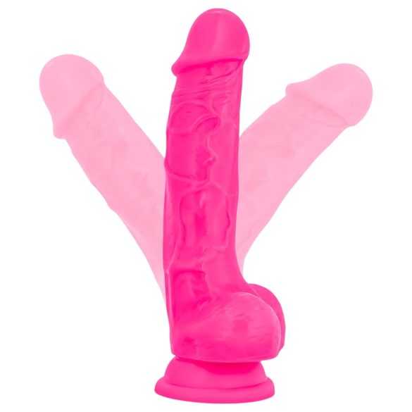 Blush Neo – 19cm Suction Cup Dildo (Pink)