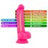 Blush Neo – 19cm Suction Cup Dildo (Pink)