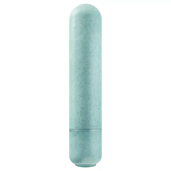Gaia Eco M - eco-friendly vibrator (turquoise) - medium size