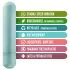 Gaia Eco M - eco-friendly vibrator (turquoise) - medium size