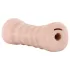 M for Men Ashley - Vibrating Masturbator (Natural)