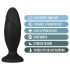 Anal Adventures Platinum Rocket - Large Anal Plug (Black)