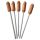 Diverty - Pencil with Novelty Topper (Natural) - Set of 5