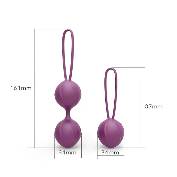 Engily Ross Kelly - 2-Piece Kegel Ball Set (Purple)