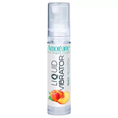   Amoréane - liquid vibrator stimulating lubricant, peach (10 ml)