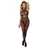 Subblime 951948 - Criss-Cross Fishnet Bodysuit - Black - Sizes S-L