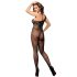 Subblime 952037 - Black Rhinestone Fishnet Bodysuit - Sizes S-L