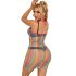 Subblime 952341 - Halter, Rainbow Mesh Dress - Sizes S-L