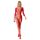 Subblime 952419 - Sparkling Rhinestone Jumpsuit - (Red) - XS-M