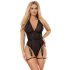 Subblime 954147 - Striped Bodysuit Set - (Black)