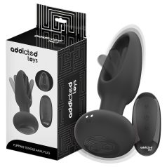 Addicted Toys - Black Tongue Motion Anal Vibrator