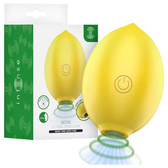 Intense Moni - air pulse clitoral stimulator (yellow)