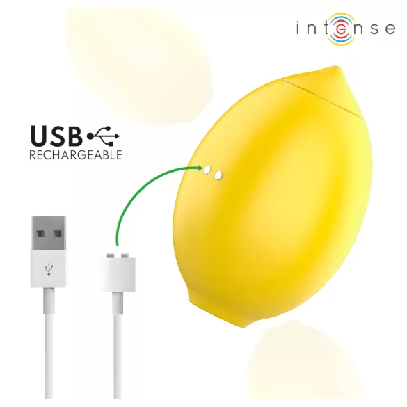 Intense Moni - air pulse clitoral stimulator (yellow)