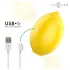 Intense Moni - air pulse clitoral stimulator (yellow)