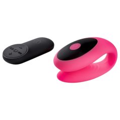   Virgite - remote-controlled couple’s vibrator (black and pink)