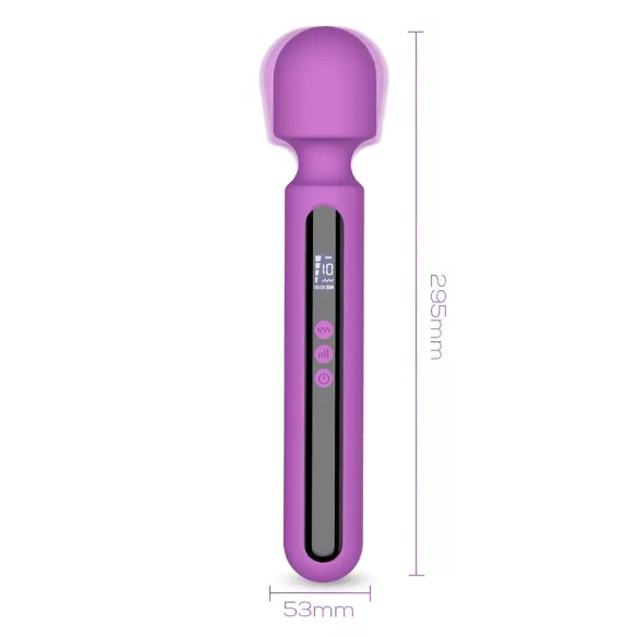 Engily Ross Aura - Rechargeable Digital Purple Massager Vibrator