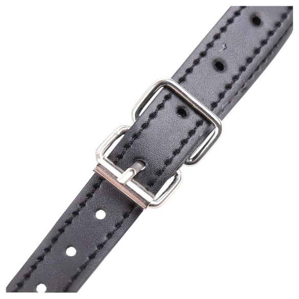 Latetobed - Lip-Shaped Silicone Gag (Black)