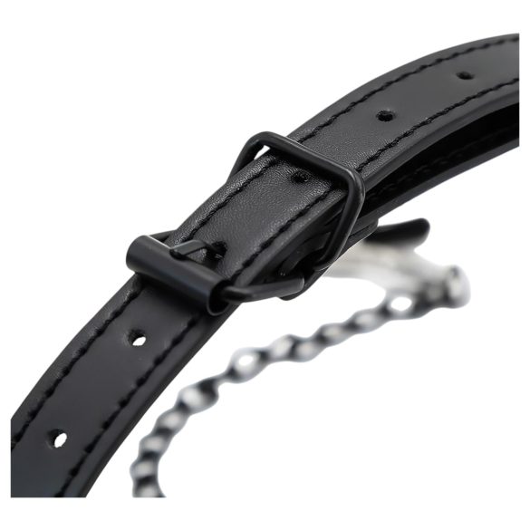 INTOYOU - Mouth Gag with Nipple Clamps (Black)