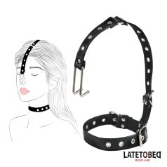 Latetobed - Collar with Nose Hook (Black)