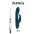 Playboy Rabbit - Rechargeable, Waterproof Clitoral Vibrator (Turquoise)