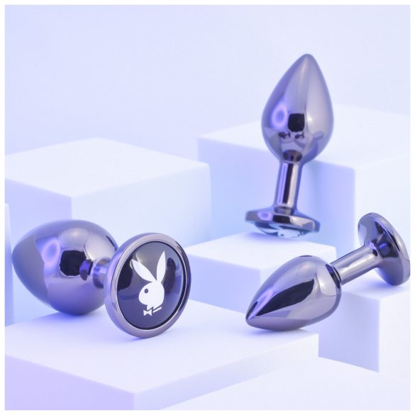 Playboy - Anal Plug Set - 3 Pieces (Silver)