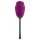 Playboy - Waterproof Rechargeable Rose Vibrator with Tongue (Purple)