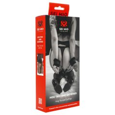 Sei Mio - Black Ankle & Wrist Cuffs