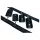 Sei Mio - Black Thigh, Wrist, and Ankle Restraints