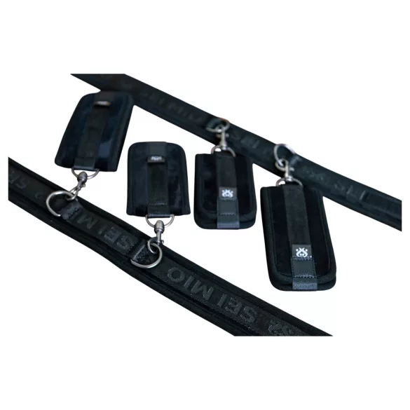 Sei Mio - Black Thigh, Wrist, and Ankle Restraints